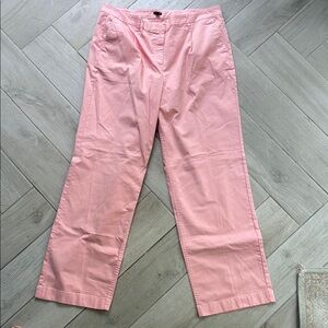 J. Crew Soft Pink chino trousers